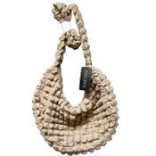Wholesale - TAUPE QUILTED HOBO HANDBAG W/TOP ZIPPER C/P 12